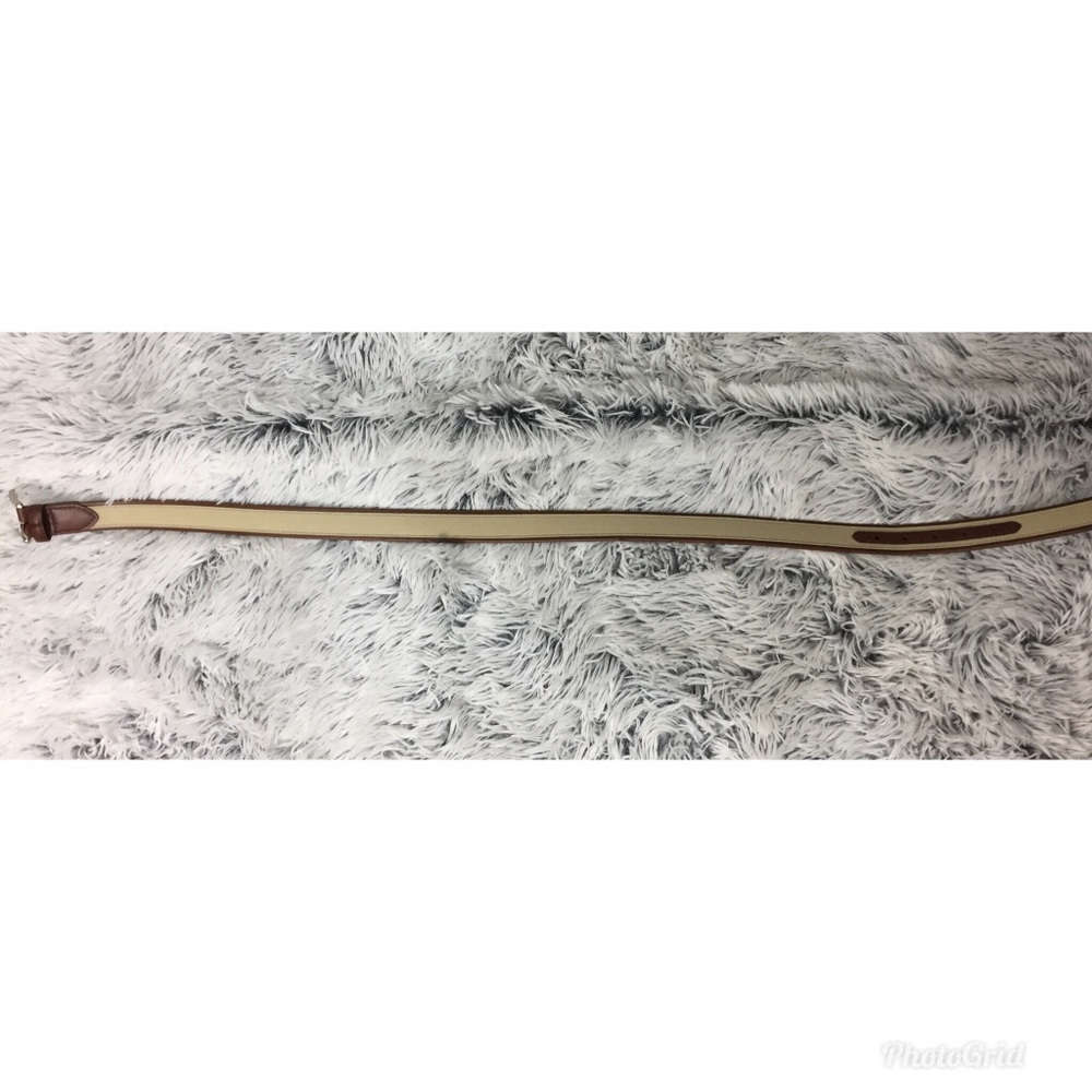 Tan & Brown Leather Casual Belt